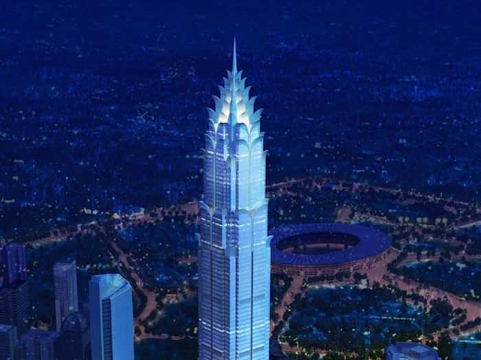 Signature Tower, Jakarta, Indonesia. Scheduled to be delivered in 2020, the construction of this 638 metres skyscraper has already been put on hold.