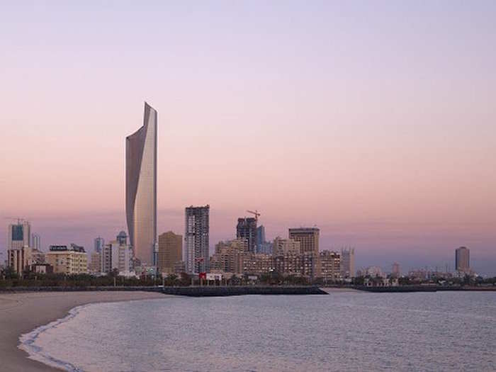 Al Hamra Tower, Kuwait City, Kuwait. The tallest building in Kuwait, the skyscraper won the Cityscape award in 2010.