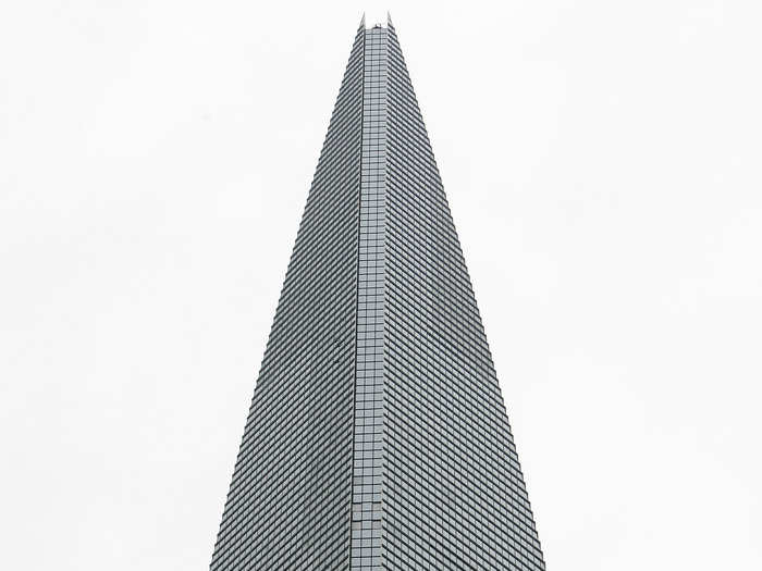Shanghai World Financial Center. 492 metres tall and the tallest building in China, is also the world