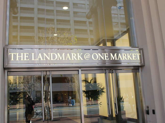 In 2000, Salesforce moved to The Landmark on One Market St. It still serves as its global headquarters.