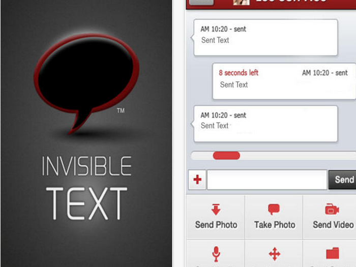 Invisible Text makes sure that scandalous texts will never incriminate you.