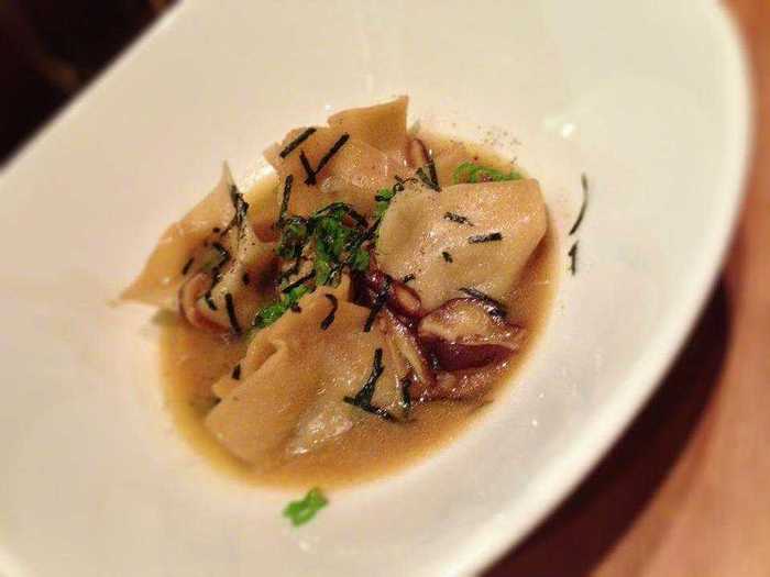 DUMPLINGS: Shiitake Dumplings at Namu Gaji