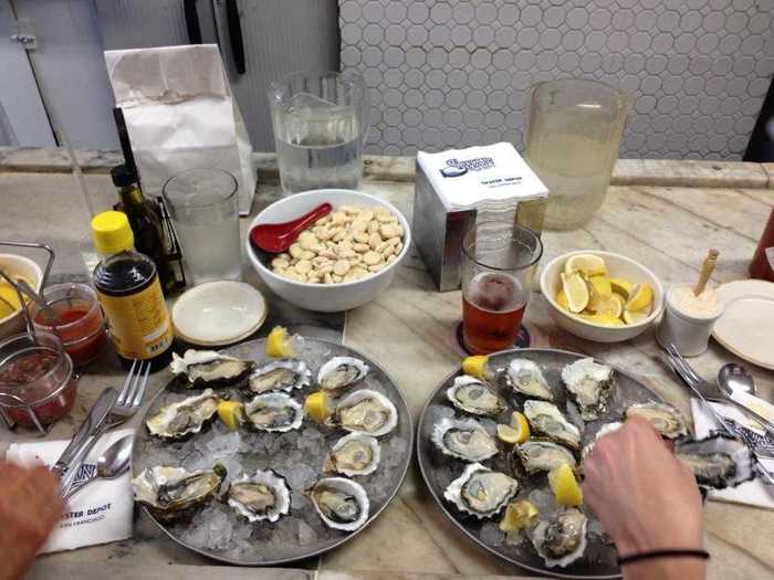 OYSTERS: Oysters On The Half Shell at Swan Oyster Depot