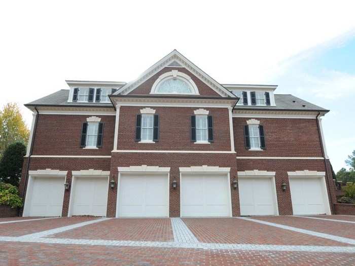 A 14-car garage is located on the property, detached from the main home.