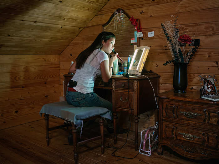 Photographer Shelley Calton is one of them. Her upcoming book, “Concealed, She’s Got a Gun,” depicts women bearing arms in her native Lone Star State, women who share a similar family history of gun use and education.