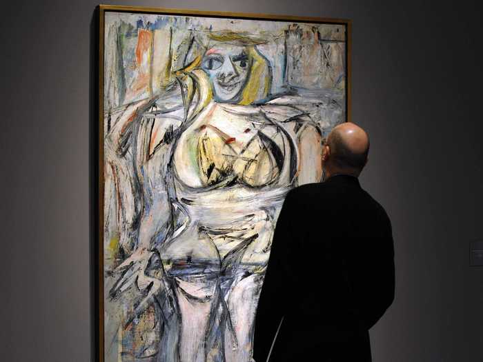 He owns the Willem de Kooning painting pictured below, worth $137.5 million. It