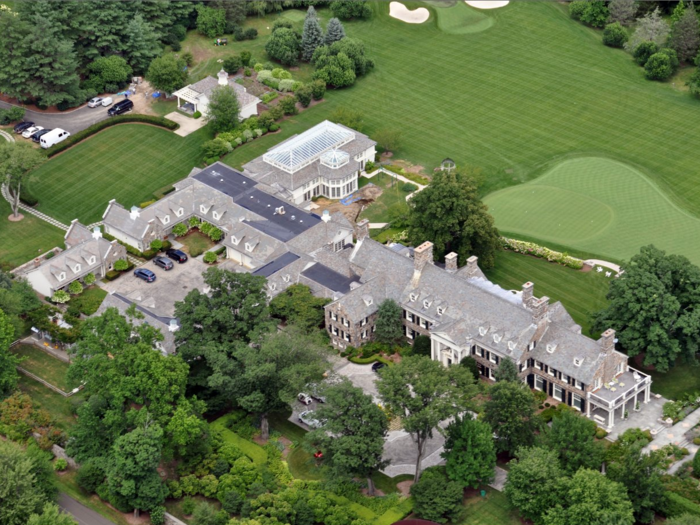 Even more artwork is scattered around his estate in Greenwich, Connecticut. Cohen bought the house for $14.8 million and expanded it to more than 35,000 square feet.