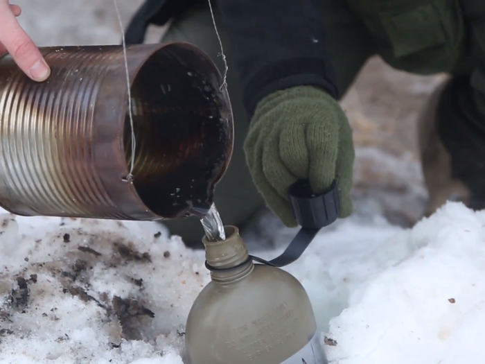 ... and even dehydration. Despite the abundance of snow, it is extremely difficult to drink enough water under harsh Arctic conditions.