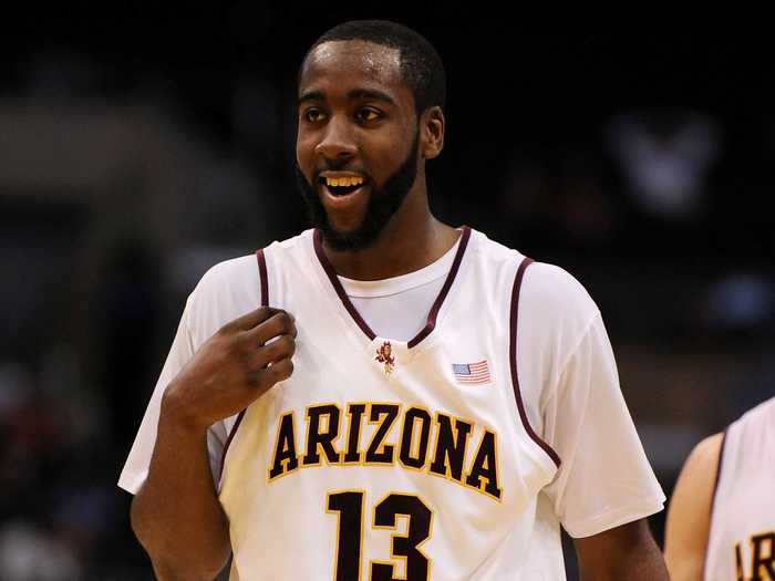 James Harden in 2009 (age 19)