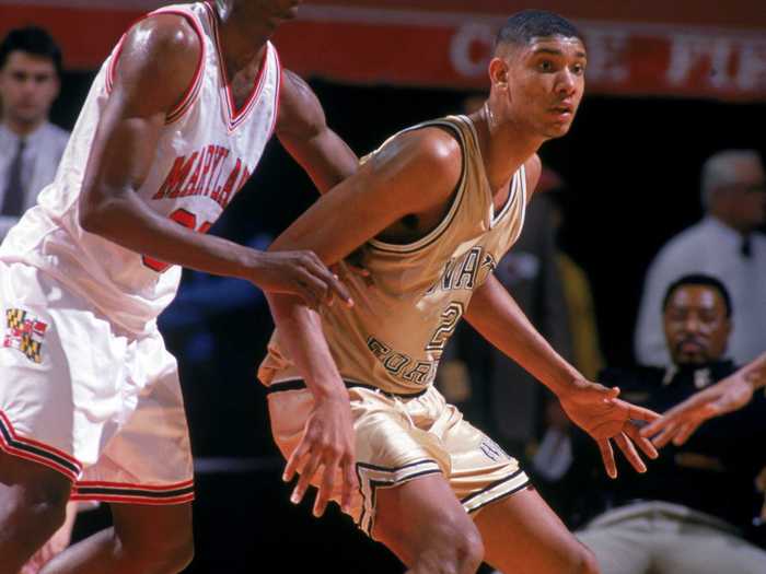 Tim Duncan in 1994 (17 years old)