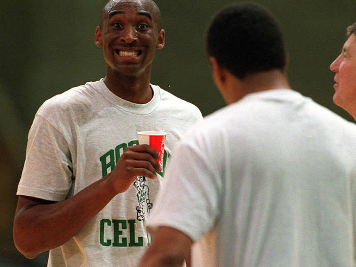 Kobe Bryant in 1996 (17 years old)