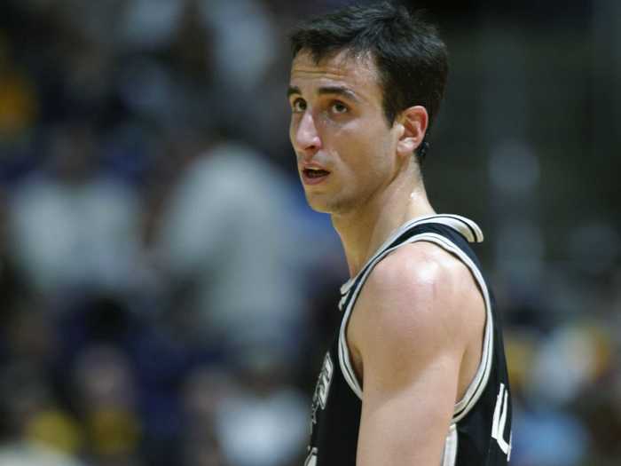 Manu Ginobili in 2002 (24 years old)