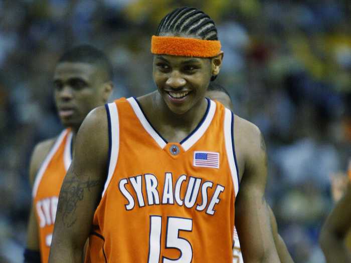 Carmelo Anthony in 2003 (18 years old)