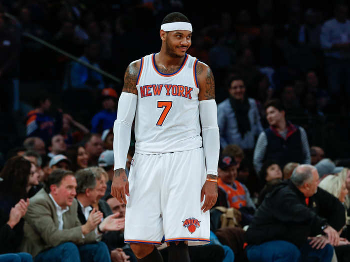 Carmelo Anthony now