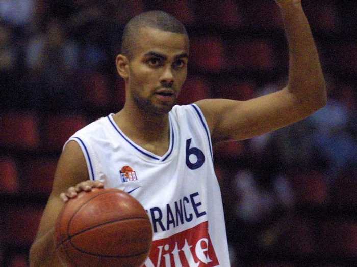 Tony Parker in 2001 (19 years old)