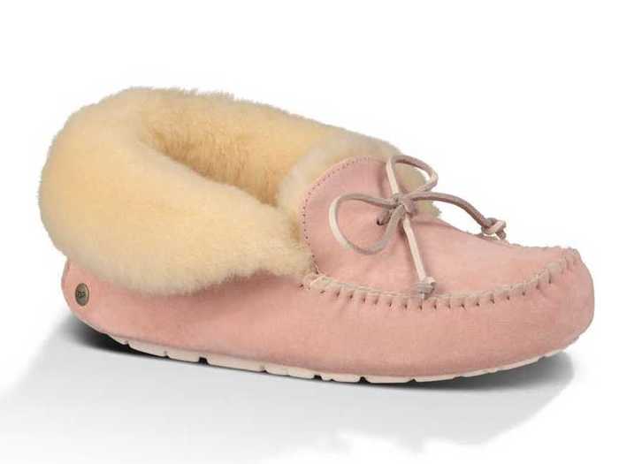 Keep her feet warm with a pair of luxurious slippers.