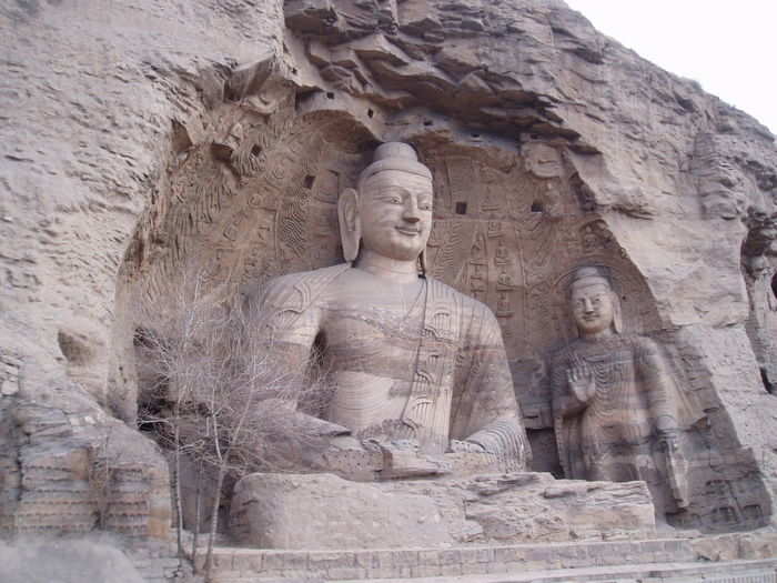 See the ancient Buddhist temples at the Yungang Grottoes in Shanxi.