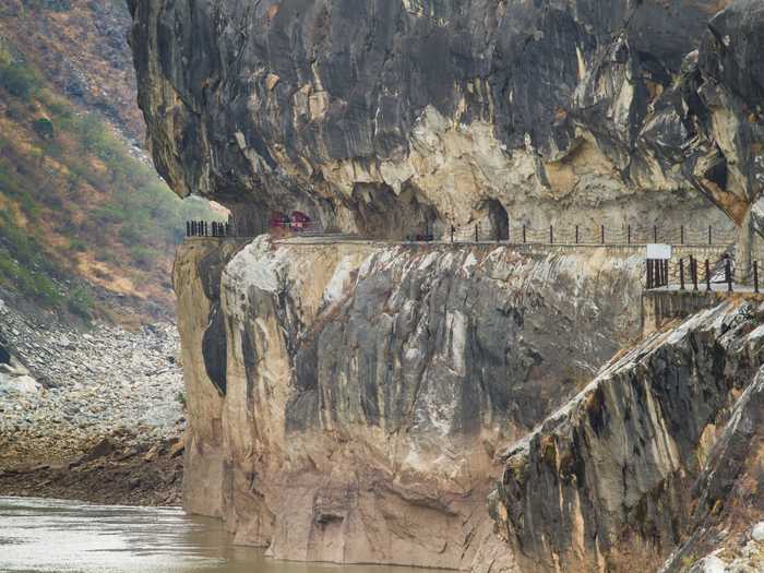 Trek down Tiger Leaping Gorge in Lijiang and admire the incredible landscape.