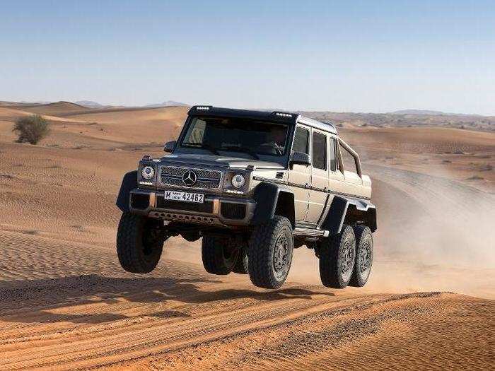 Mercedes has even built a monstrous 6X6 version. But if you require a bit more heavy metal ...