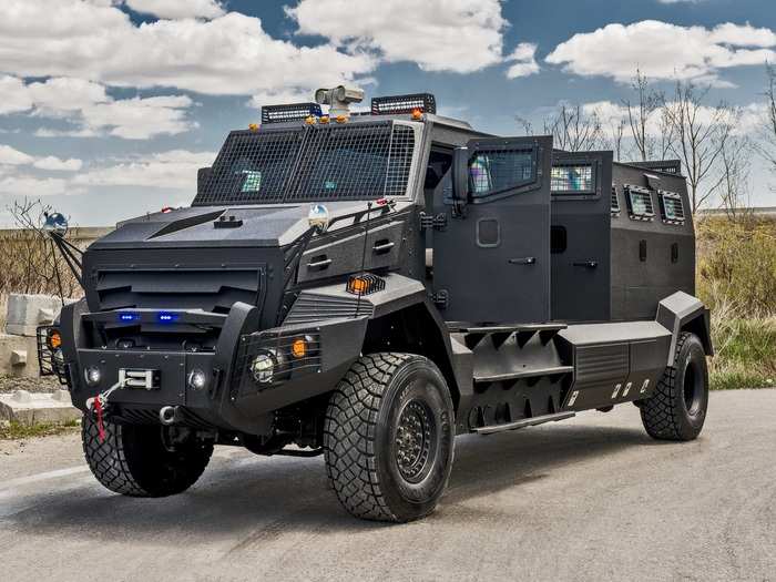 ... INKAS, the maker of this Huron armored personnel carrier, can help you out.