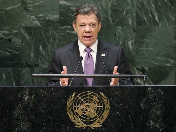 Juan Manuel Santos is the current president of Colombia, after he served as finance minister for his country from 2000 to 2002. He studied as a postgraduate at LSE Economic department.