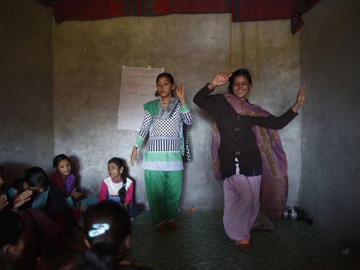 Shah, 32, works as a schoolteacher and aims to abolish the tradition. She teaches an awareness class at a nearby school and boasts that her students come to class during their cycle.