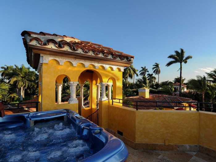 A rooftop jacuzzi is the perfect relaxation spot.