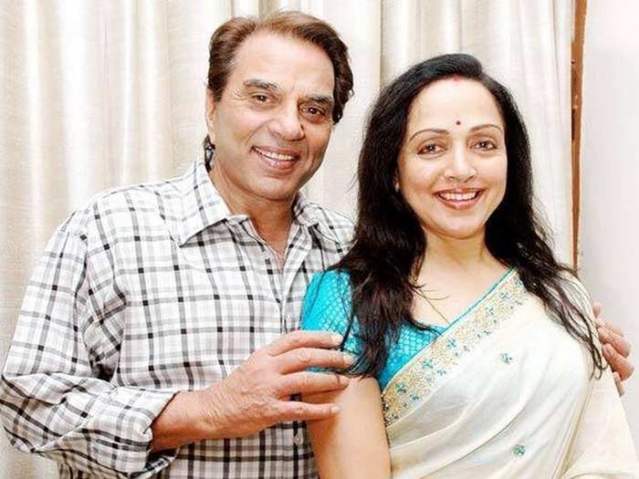 Dharmendra and Hema Malini