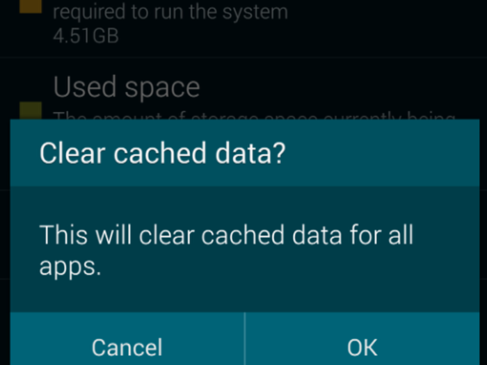 Clear your app cache.