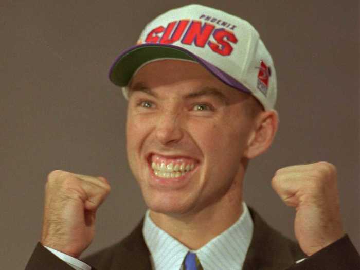 Steve Nash was picked 15th overall by the Phoenix Suns.