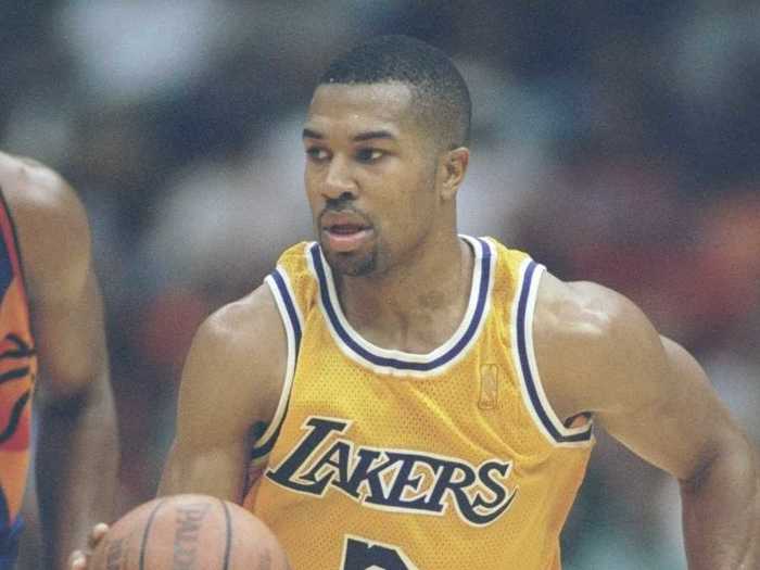 Derek Fisher was picked 24th overall by the Los Angeles Lakers.