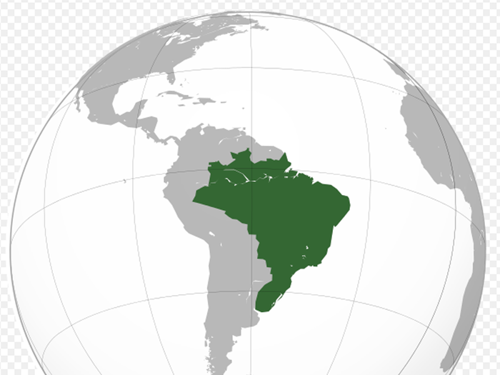 After declaring independence from Portugal, the empire of Brazil spanned 3.28 million square miles at its height in 1822, but it would soon lose the terrorities that make up modern Uruguay, and the empire would fall in an 1889 coup.