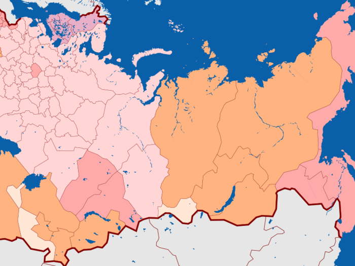 The Russian Empire spanned 8.8 million square miles at its peak in 1866. It was overthrown by the February Revolution in 1917, which was followed by the rise of the Soviet Union.