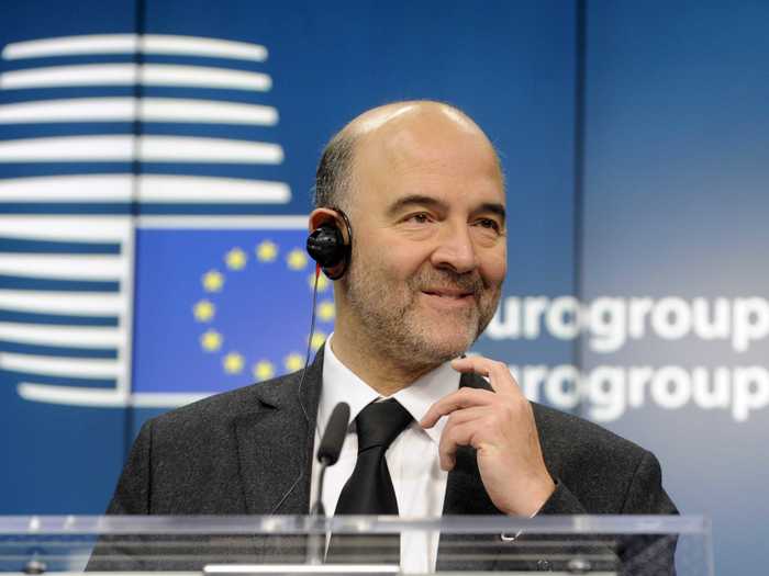 11.) European Commissioner Pierre Moscovici - He