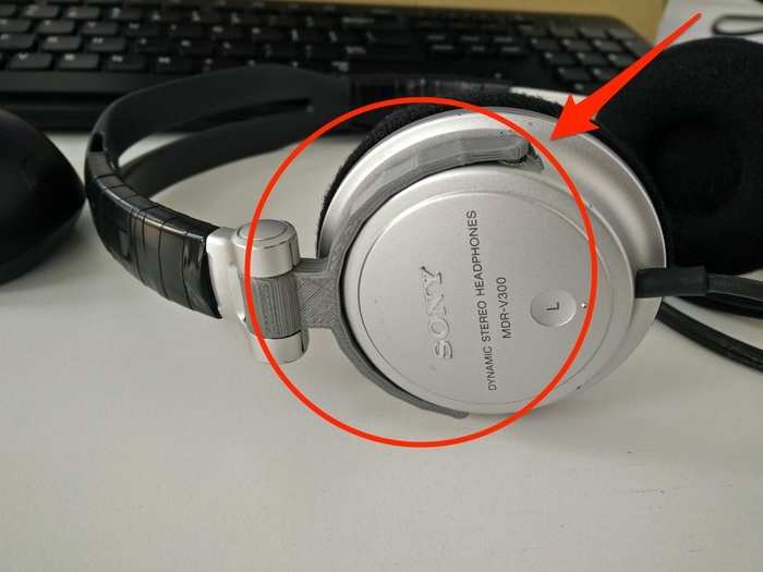 If your headphones break, you can 3-D print a part to replace it.