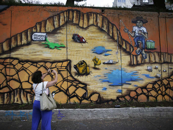 Forests and wetlands near the city have been destroyed as it has grown to be one of the largest cities in the world, removing an important source of water.