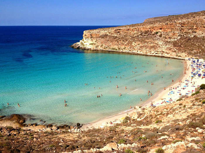 3. Rabbit Beach, Lampedusa, Italy