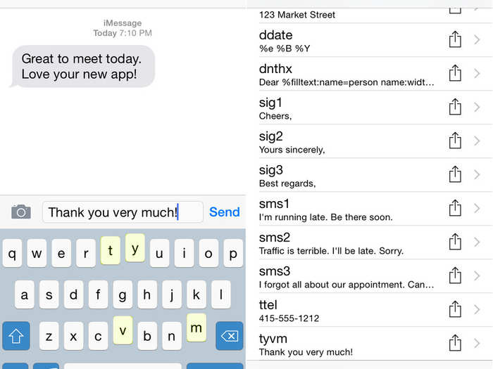 Fill in forms faster with TextExpander 3.