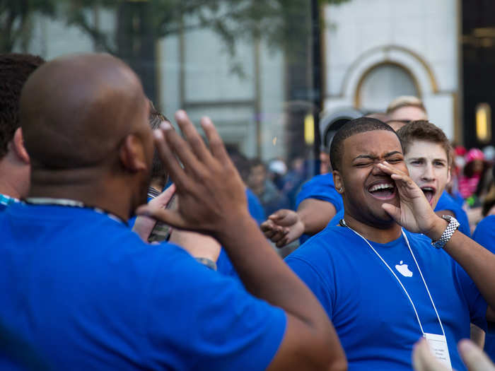 Now, check out why employees are so happy at Apple...