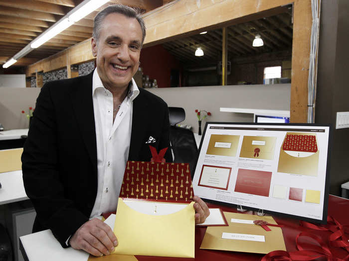 Marc Friedland has been designing the Oscar stationery for the last five years to give the envelopes a more glamorous look to match that of the stars.