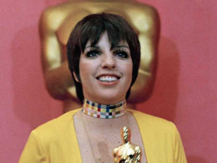 In 1973, Liza Minnelli dressed bright in Halston for her big win for "Cabaret."