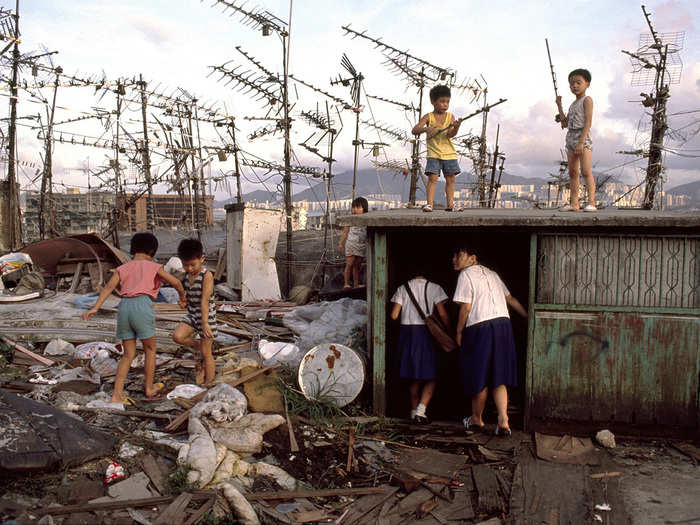 The city began as a low-rise squatter village during the early 20th century. After World War II, Hong Kong experienced a massive influx of Chinese immigrants. This led to a lack of housing in the city. In response, entrepreneurs and those with "squatter