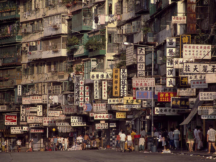 At its peak, more than 33,000 people lived in the 6.4-acre city. It was considered by many to be the most densely populated place on earth.