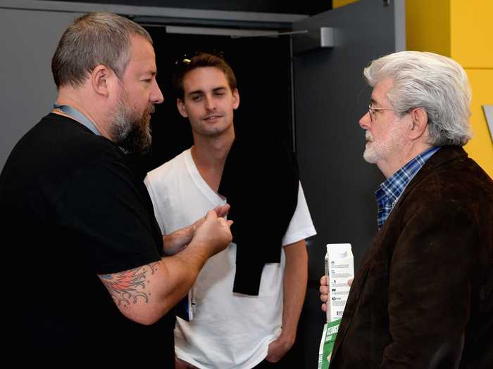 In October, Smith chatted with Snapchat CEO Evan Spiegel and filmmaker George Lucas during the Vanity Fair New Establishment Summit in San Francisco.