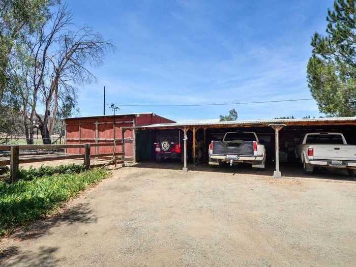 The ranch is currently set up for horses.