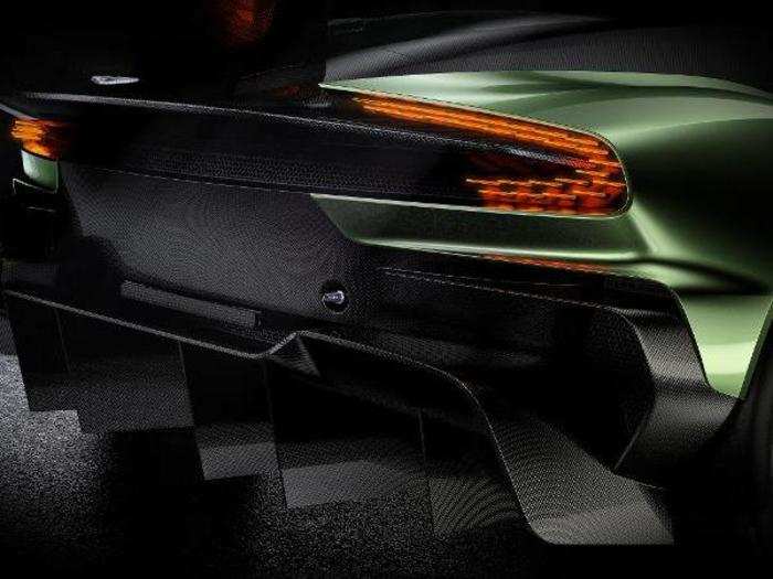 In addition to its carbon-fiber frame, the Vulcan also features a race-derived pushrod suspension and a set of massive carbon-ceramic brakes with Brembo calipers.