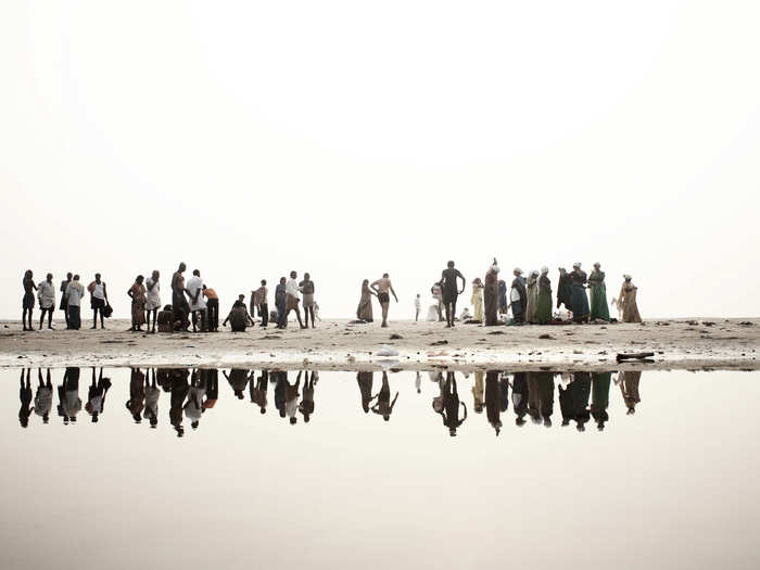 The Ganges River in India is one of the most polluted rivers in the world because of the toxic waste dumped by factories every day.