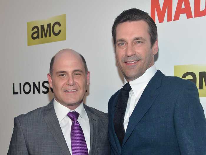 Creator of Mad Men, Matthew Weiner, boasts a cultured desk