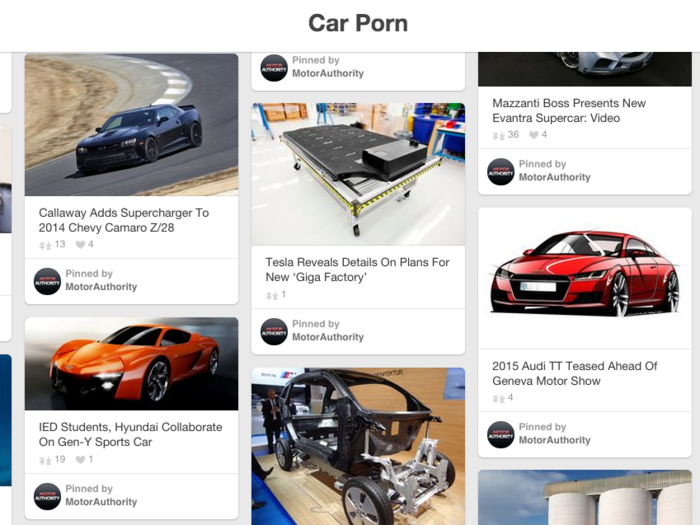 Follow the Pinterest account of website Carhoots for a hearty dose of "car porn."