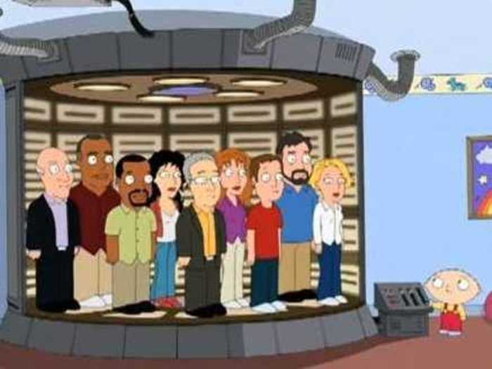 Seth MacFarlane reunited the entire cast of "The Next Generation" for "Family Guy."